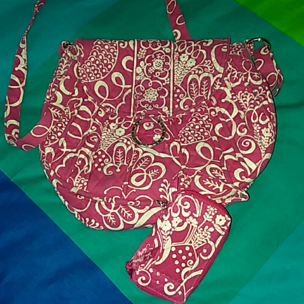 Vera Bradley bag and wristlet